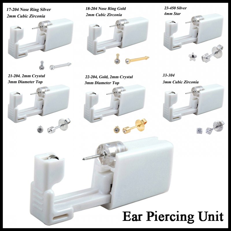 24pcs/Box No Pain Ear Piercing - Body Jewelry Jewelry Box ulasan dan harga