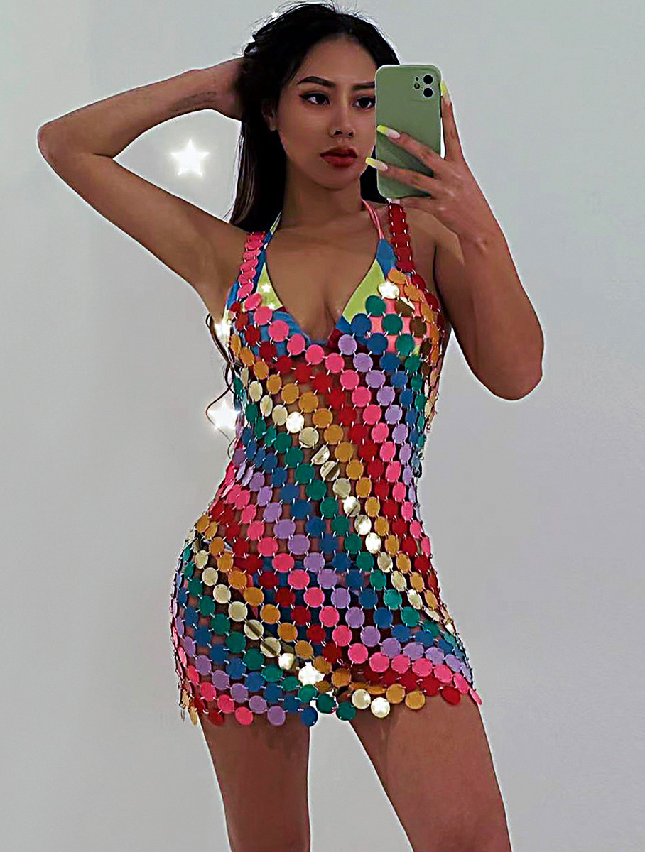 Sexy Backless Bling Mirror Col - Body Jewelry For Backless Dress ulasan dan harga