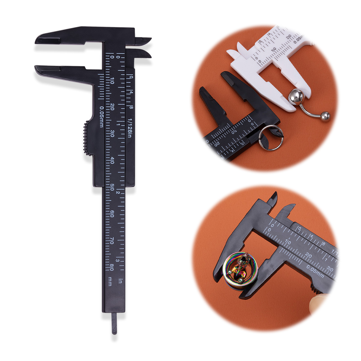 0-80mm Sliding Vernier Caliper - Body Jewelry Measurements ulasan dan harga