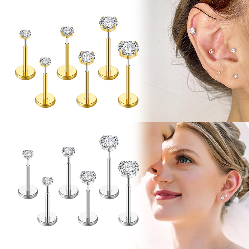 20G/18G/16G Surgical Stainless - Body Jewelry Lip Ring ulasan dan harga